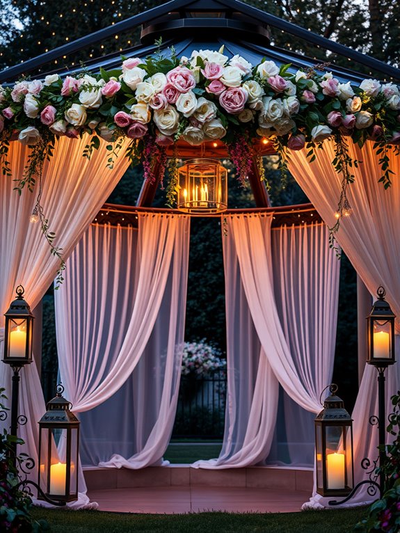 romantic gazebo decoration inspiration