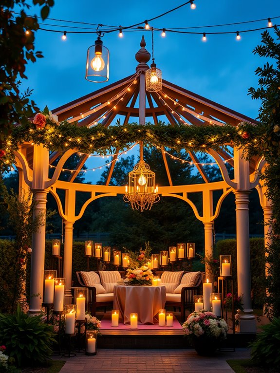 romantic warm glowing light