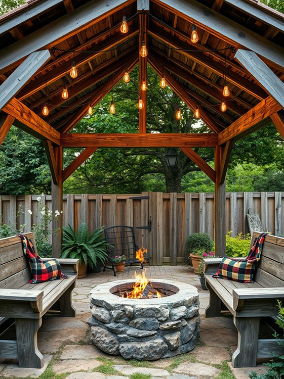rustic charm and warmth