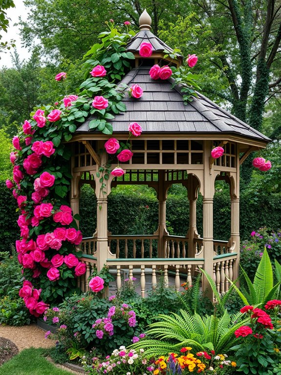 secluded garden retreat space