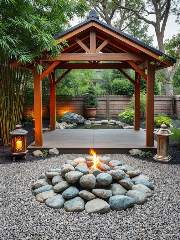 serene minimalist landscape design
