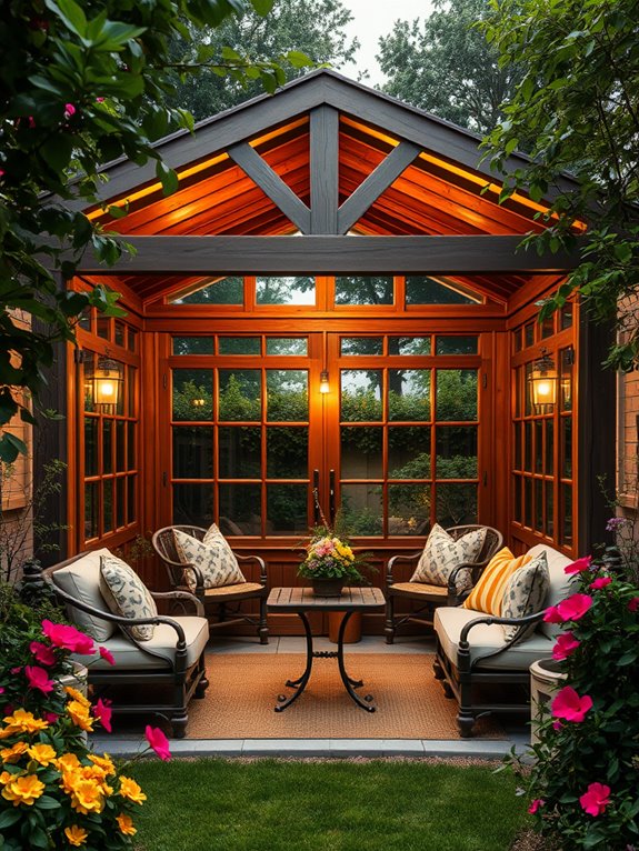 serene private outdoor oasis