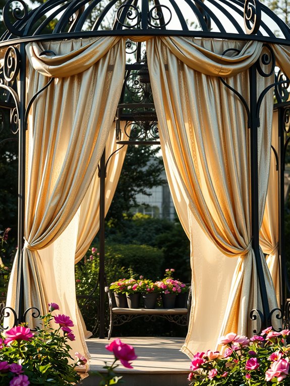 shiny decorative metal features