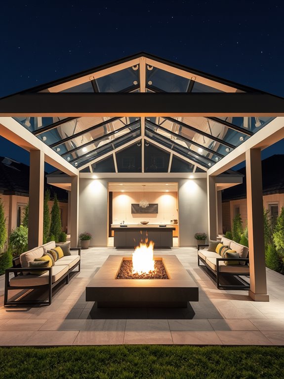 sophisticated transparent architectural design
