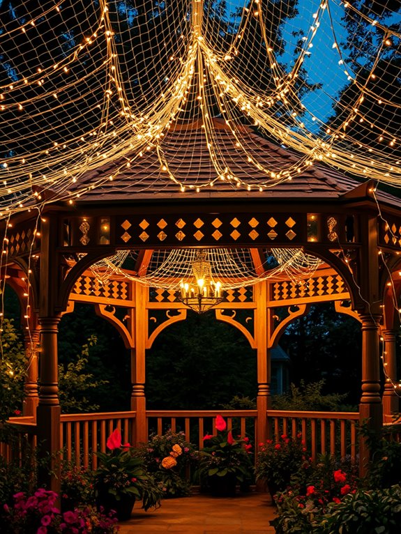sparkling decorative string lights