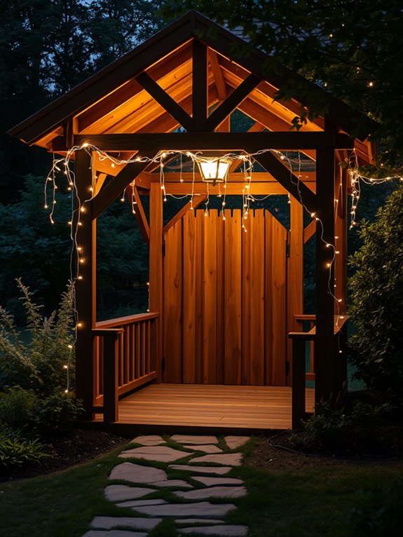 sparkling decorative string lights