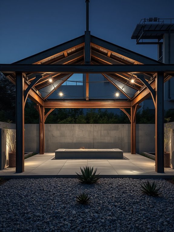 stylish outdoor industrial shelters