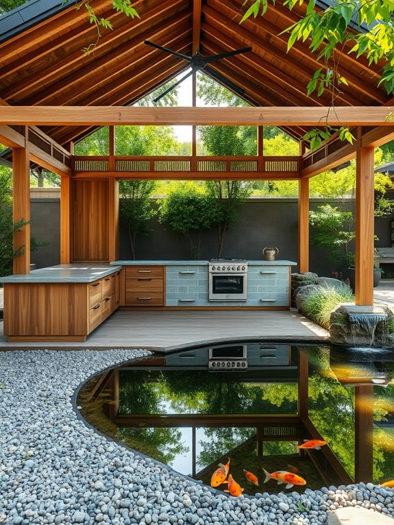 tranquil japanese zen atmosphere