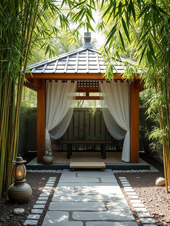 tranquil zen retreat space