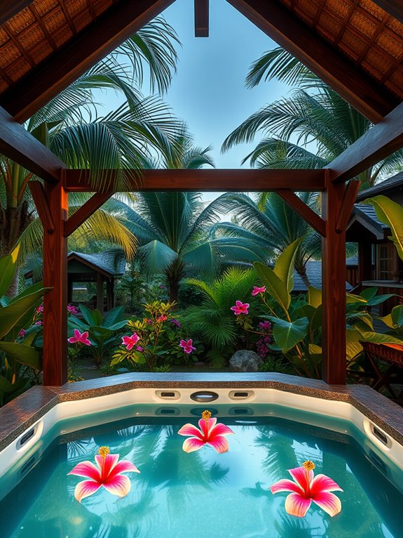 tropical beach getaway decor