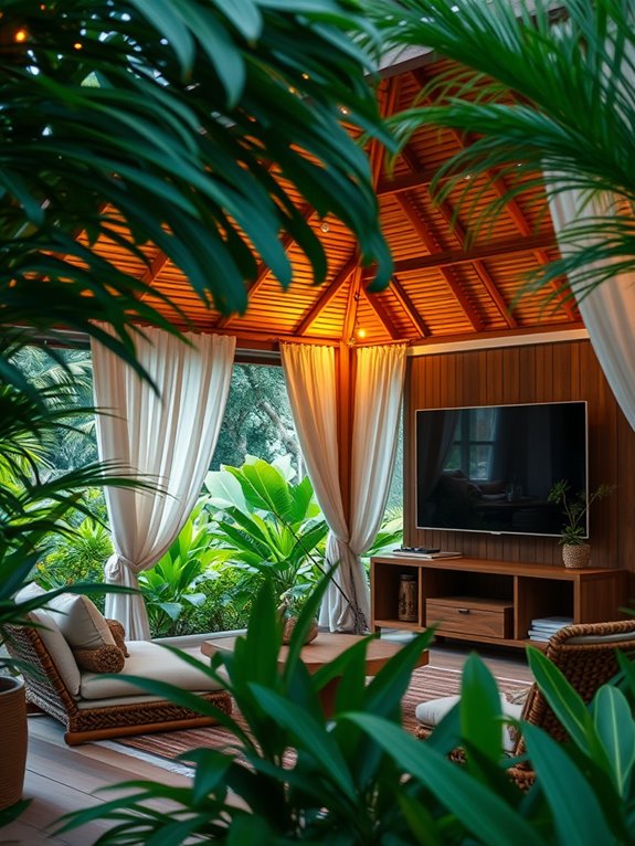 tropical paradise for relaxation