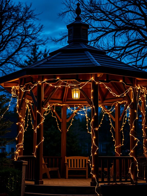 twinkling decorative outdoor lighting