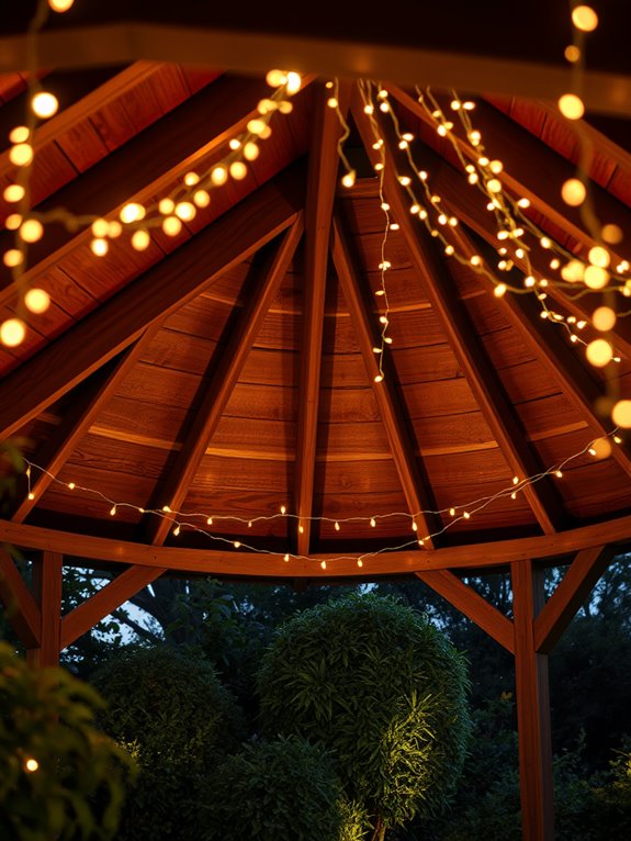 twinkling illuminated decorative strands