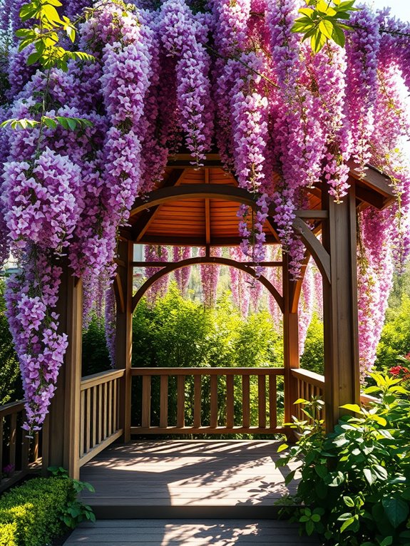 vibrant floral arrangements cascade