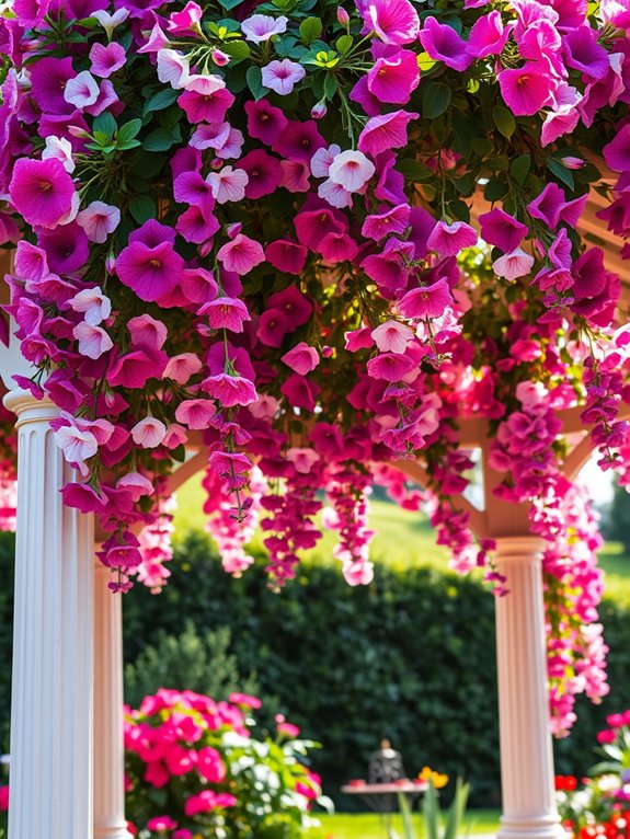 vibrant petunias brighten gardens