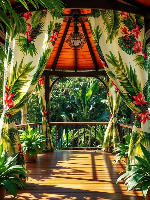 vibrant tropical fabric patterns