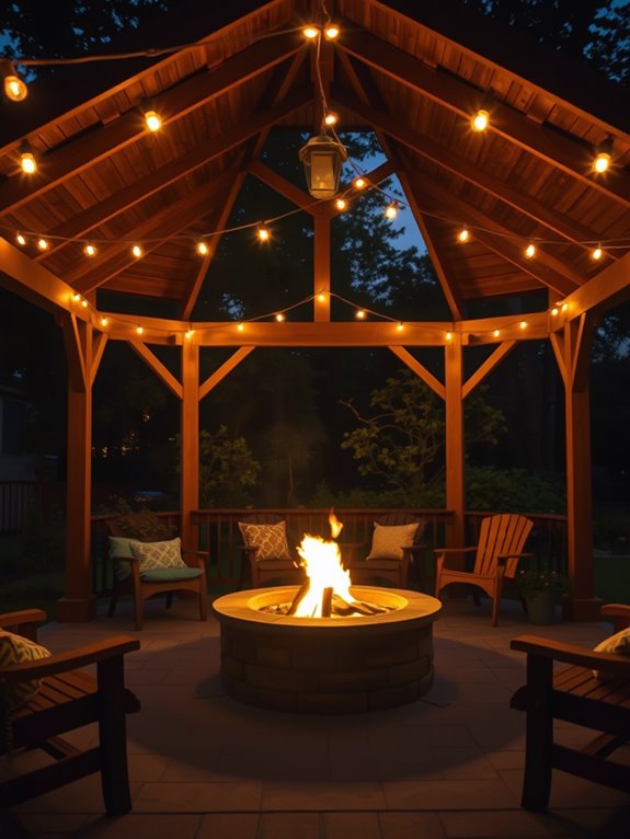 warm evening gathering spot