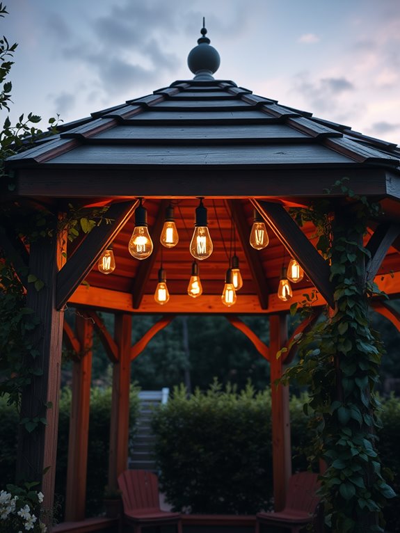 warm glow retro lighting