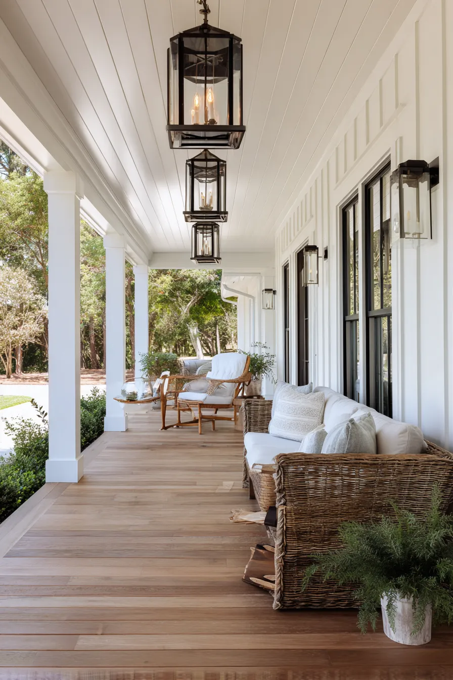 Fresh Farmhouse Front Porch Ideas That Feel Timeless (17)_result