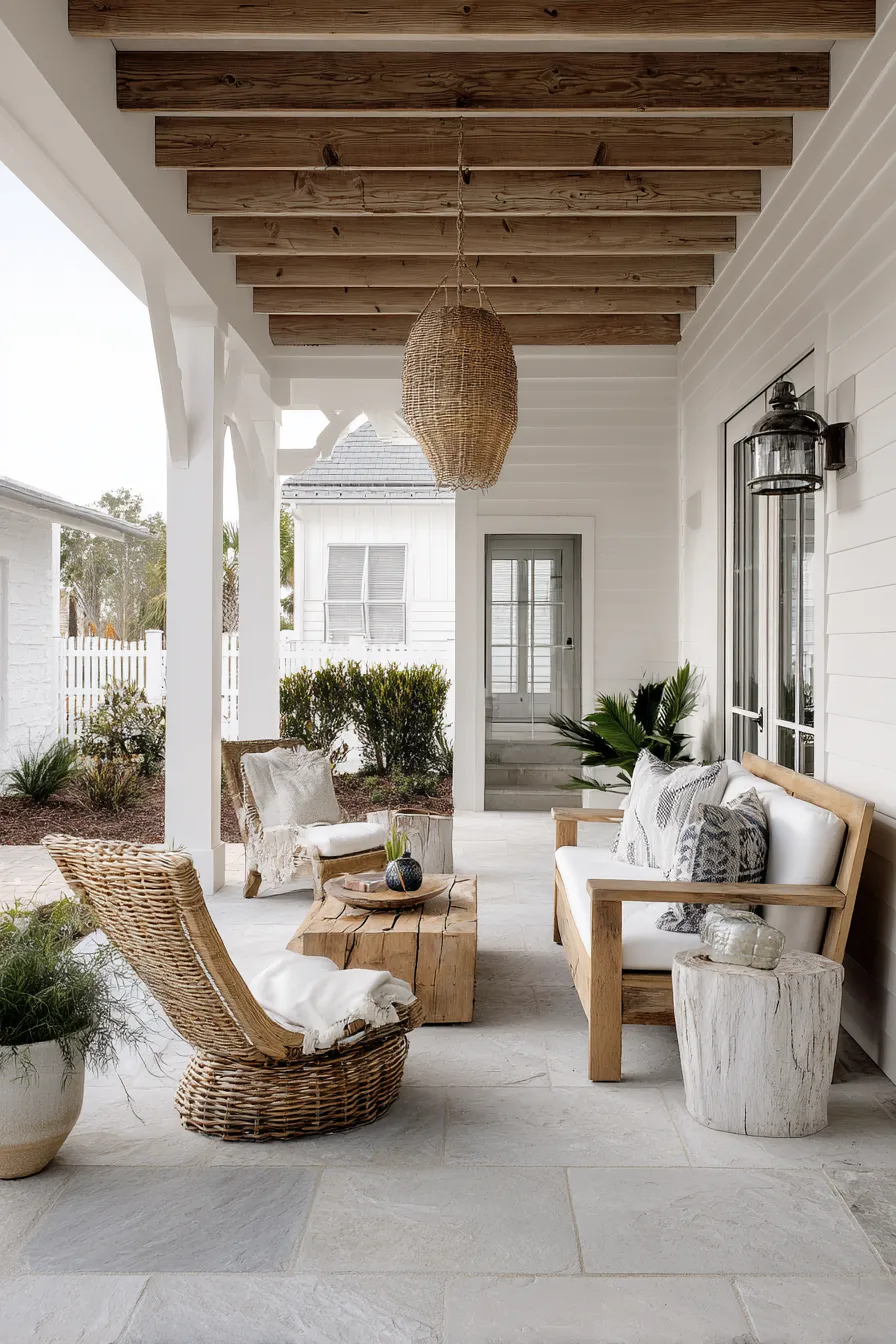 Relaxed Coastal Front Porch Ideas That Bring Beach Vibes (4)_result