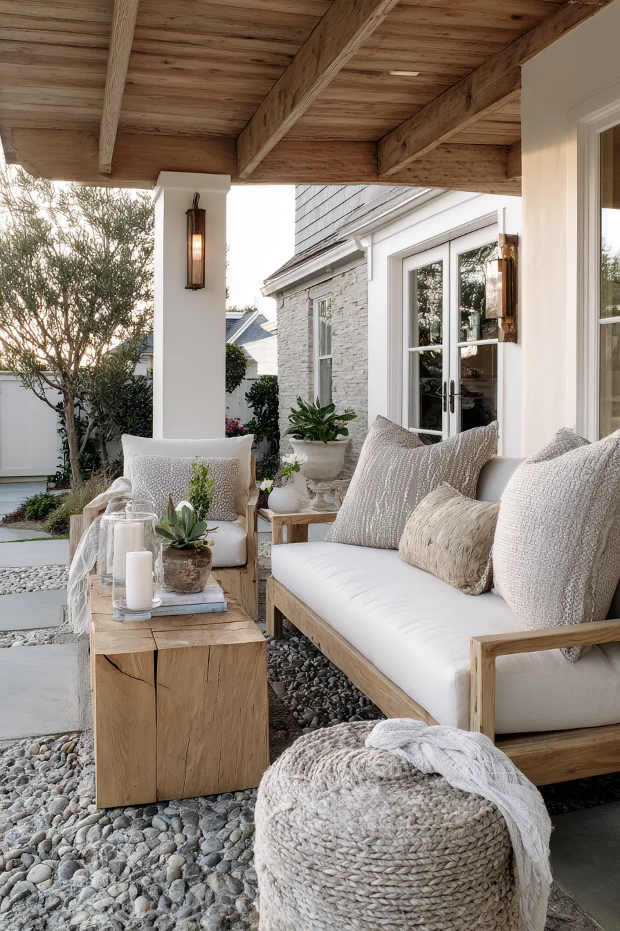 Soft Neutral Front Porch Ideas That Calm the Whole Entry (11)_result