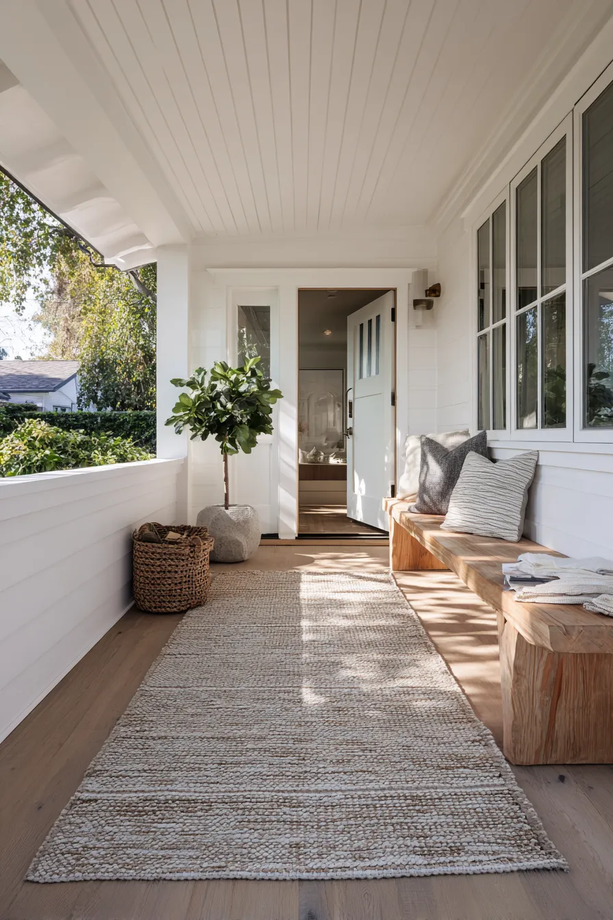 Soft Neutral Front Porch Ideas That Calm the Whole Entry (12)_result