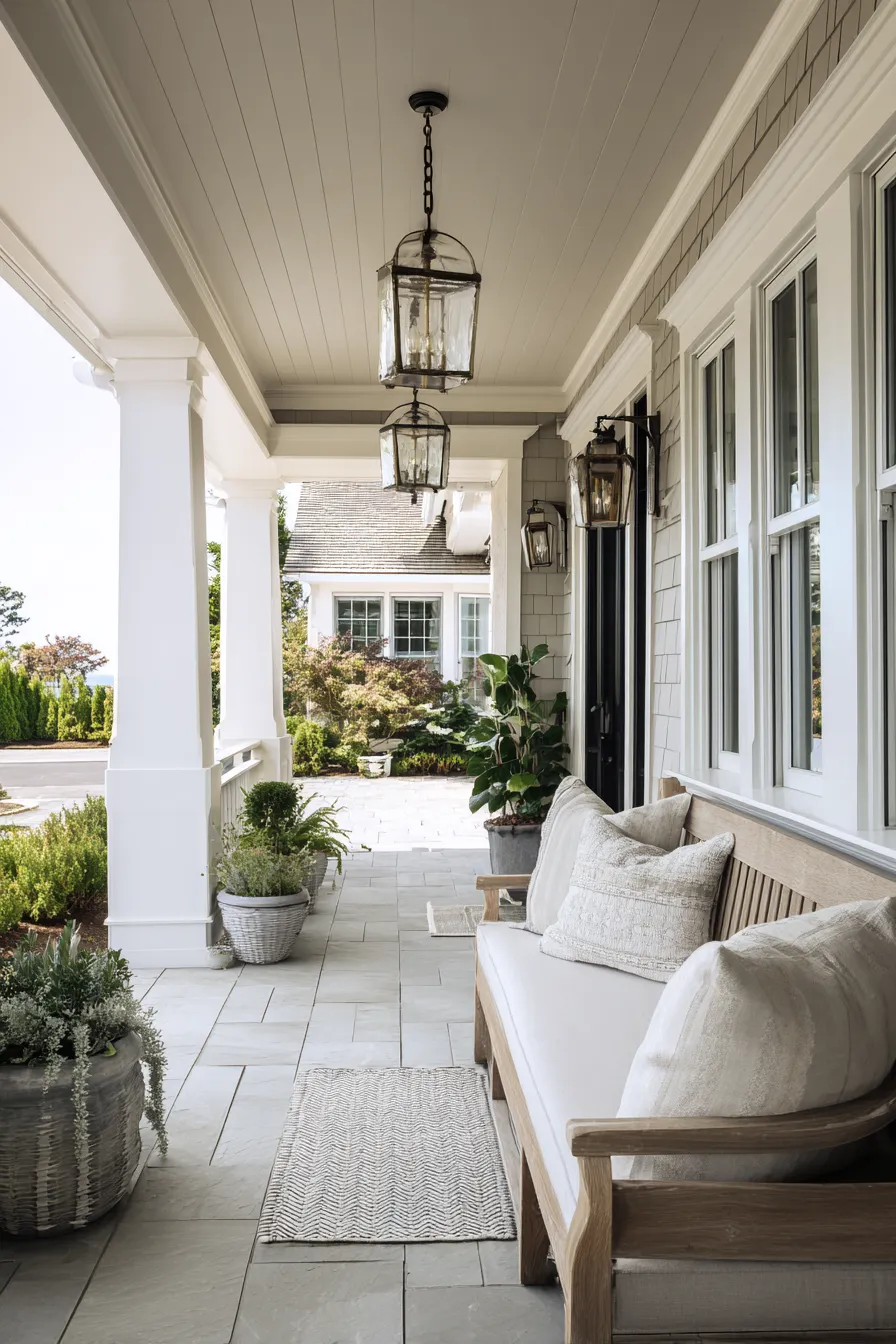 Soft Neutral Front Porch Ideas That Calm the Whole Entry (14)_result