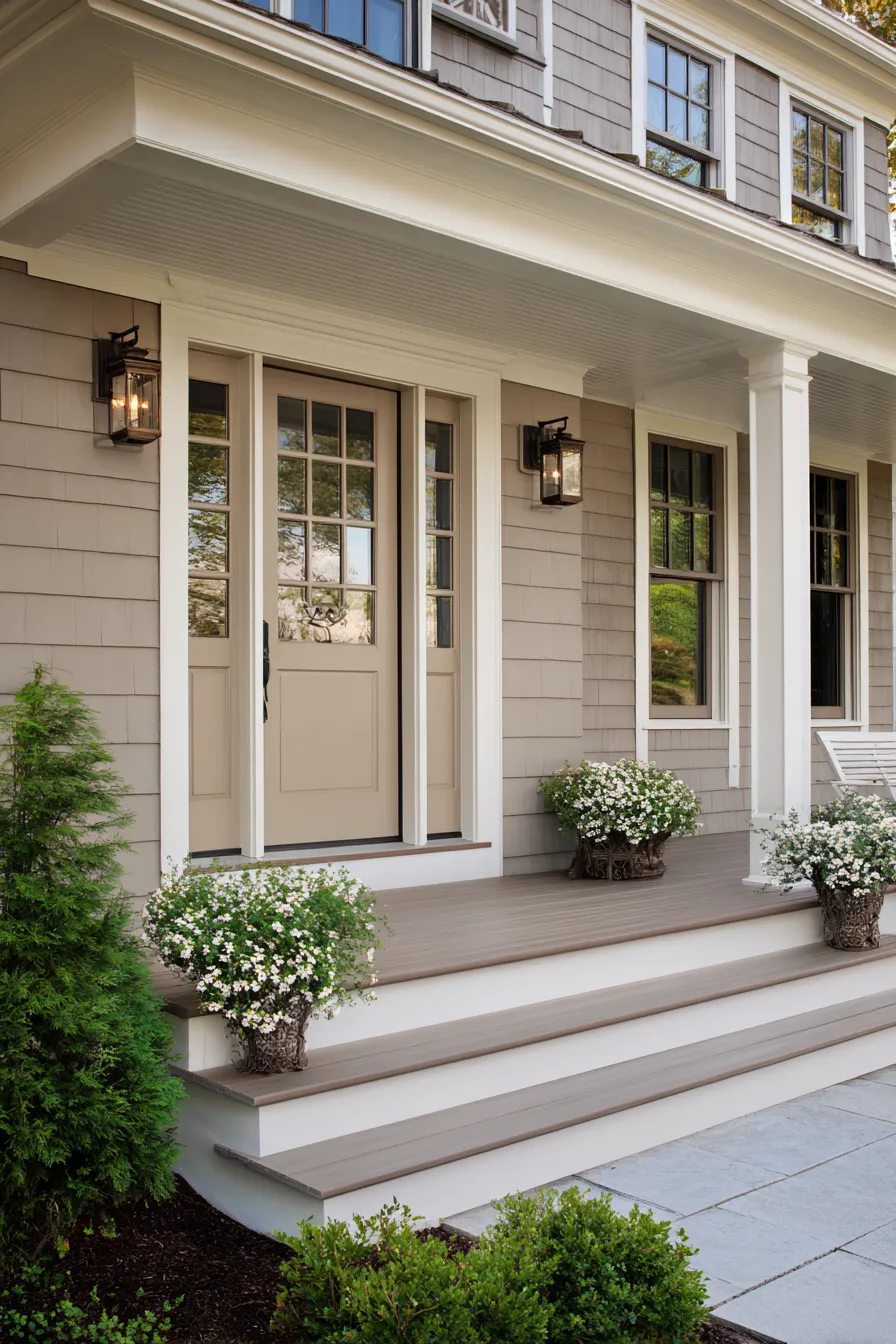 Soft Neutral Front Porch Ideas That Calm the Whole Entry (18)_result