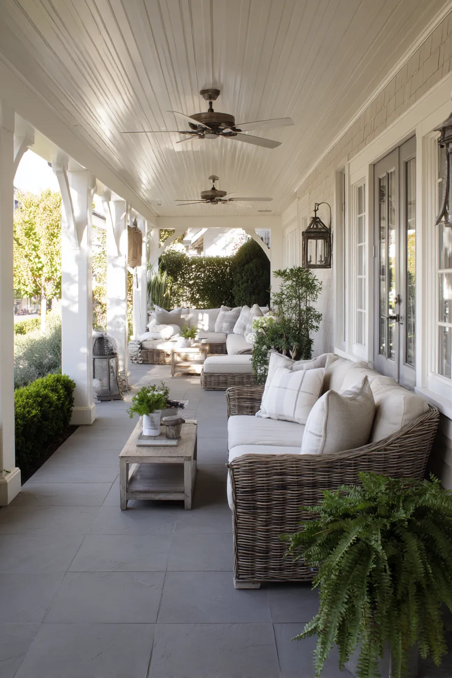 Soft Neutral Front Porch Ideas That Calm the Whole Entry (19)_result