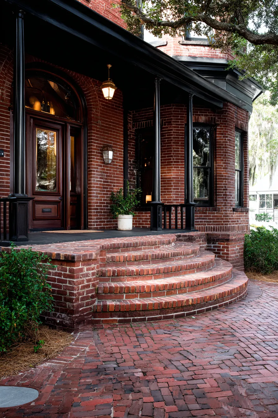 Timeless Red Brick Front Porch Ideas That Add Classic Appeal (14)_result
