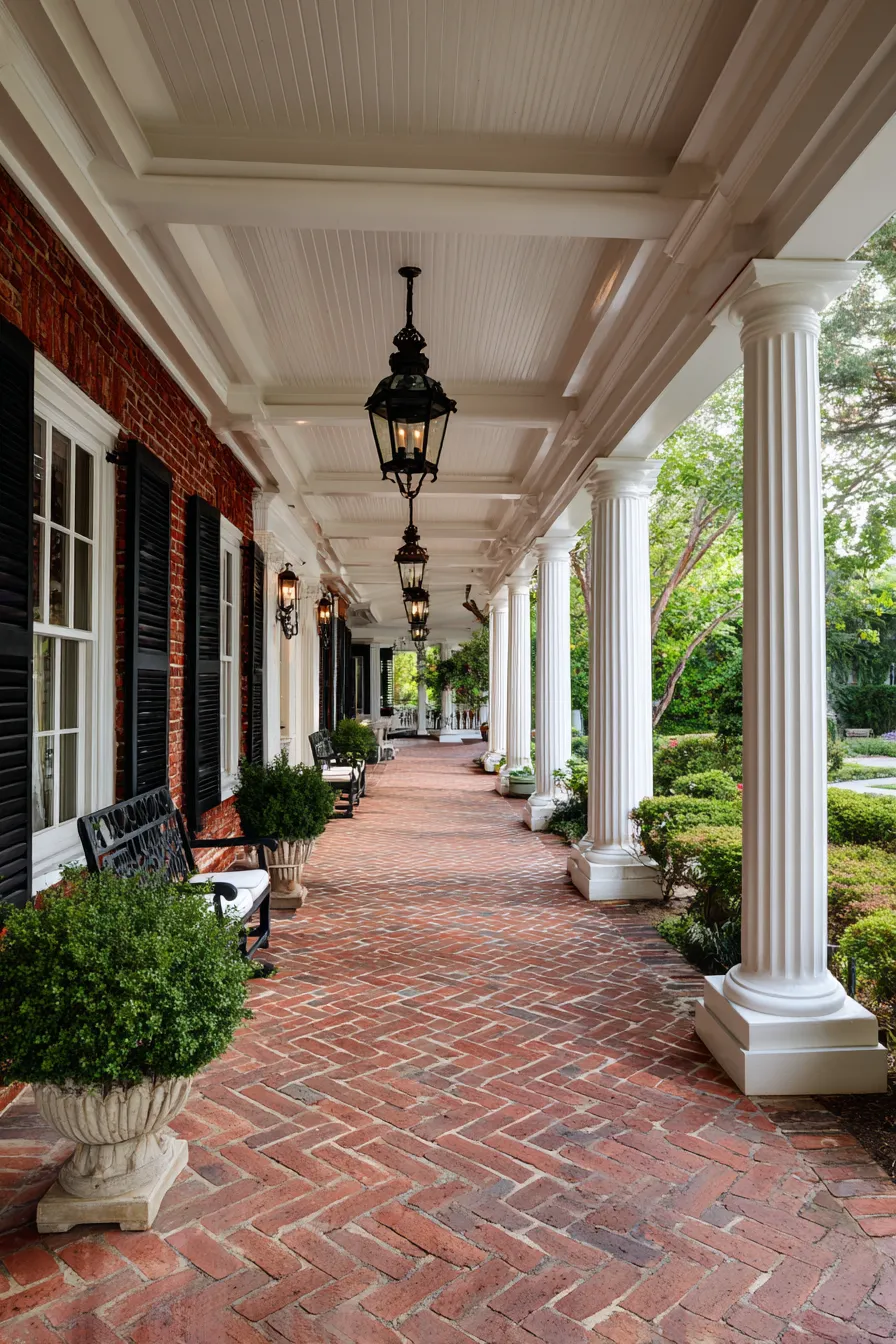 Timeless Red Brick Front Porch Ideas That Add Classic Appeal (2)_result