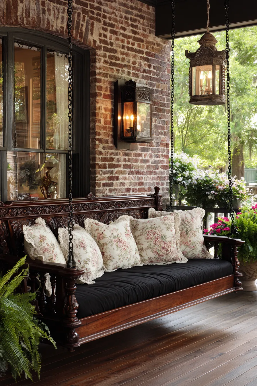 Cozy Porch Swing Ideas That Make the Entry More Inviting (13)_result