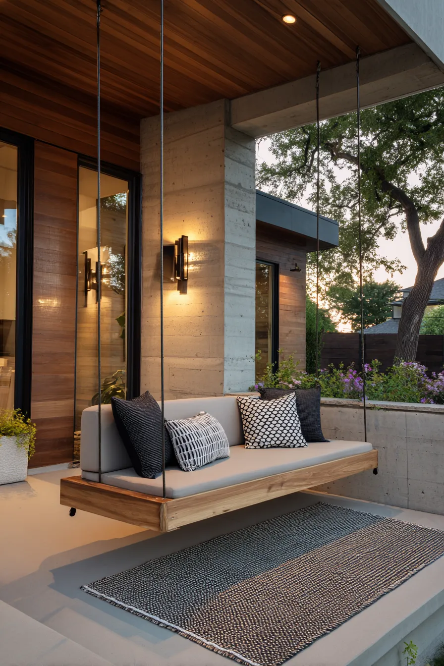 Cozy Porch Swing Ideas That Make the Entry More Inviting (4)_result