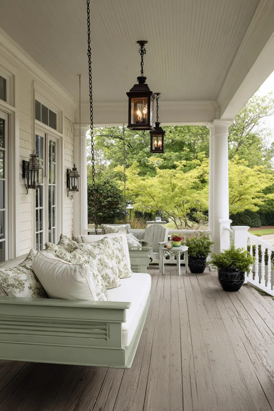 Cozy Porch Swing Ideas That Make the Entry More Inviting (5)_result