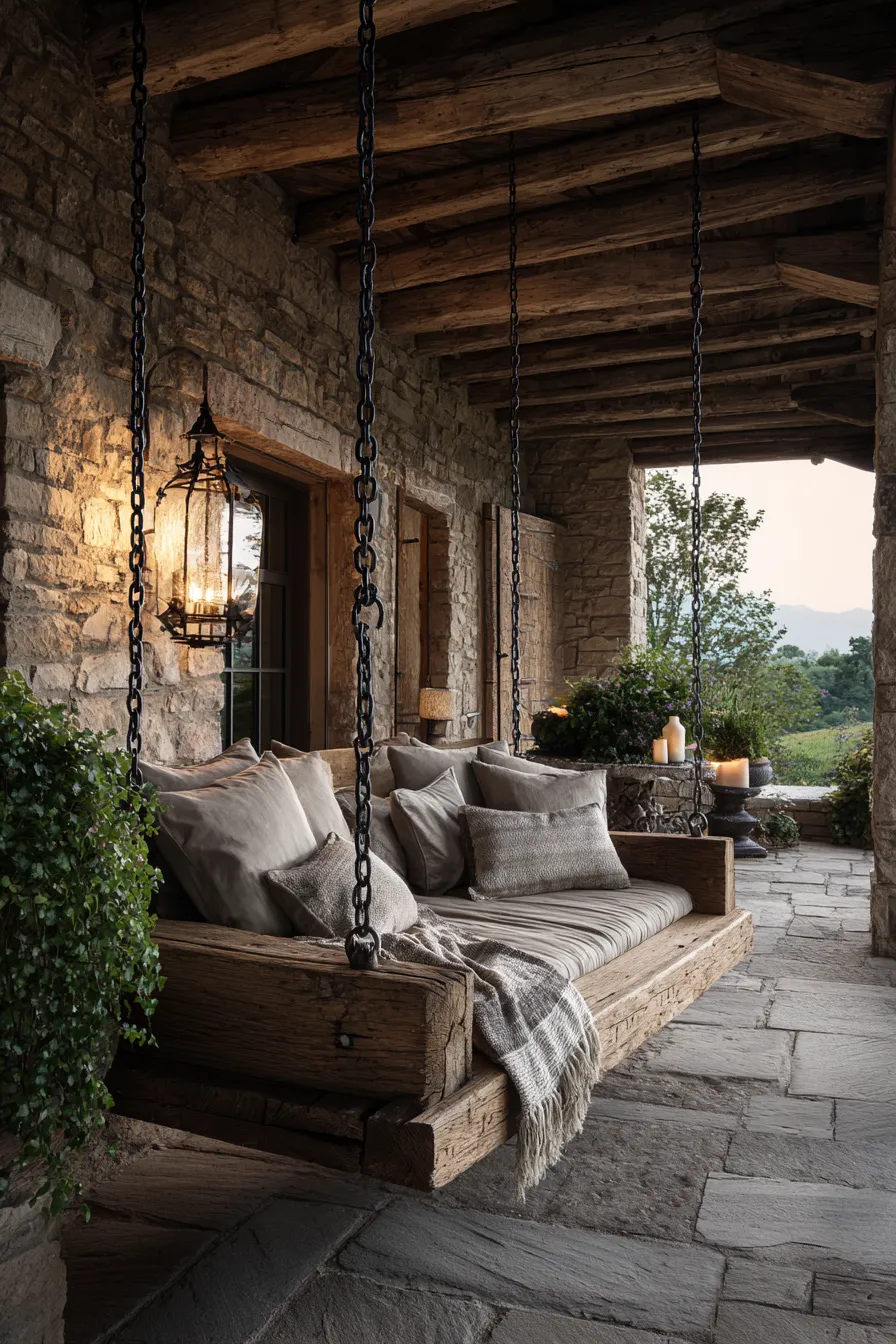 Cozy Porch Swing Ideas That Make the Entry More Inviting (7)_result