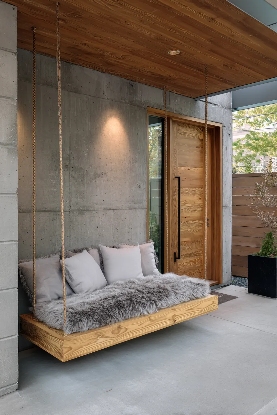 Cozy Porch Swing Ideas That Make the Entry More Inviting (8)_result