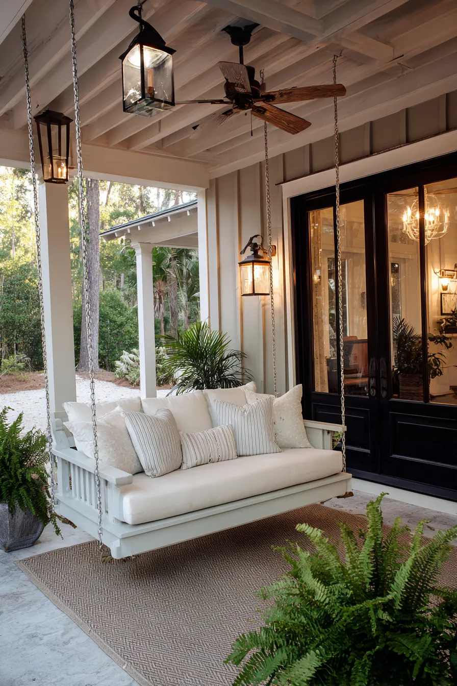 Cozy Porch Swing Ideas That Make the Entry More Inviting (9)_result