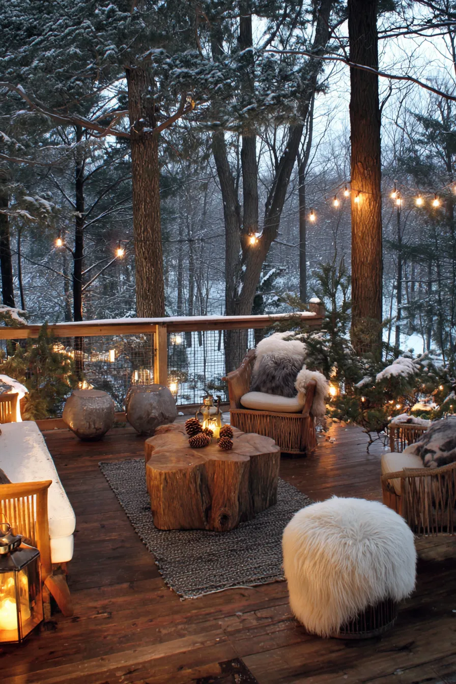 Magical Winter Deck Decorating Ideas With Cozy Touches (13)_result