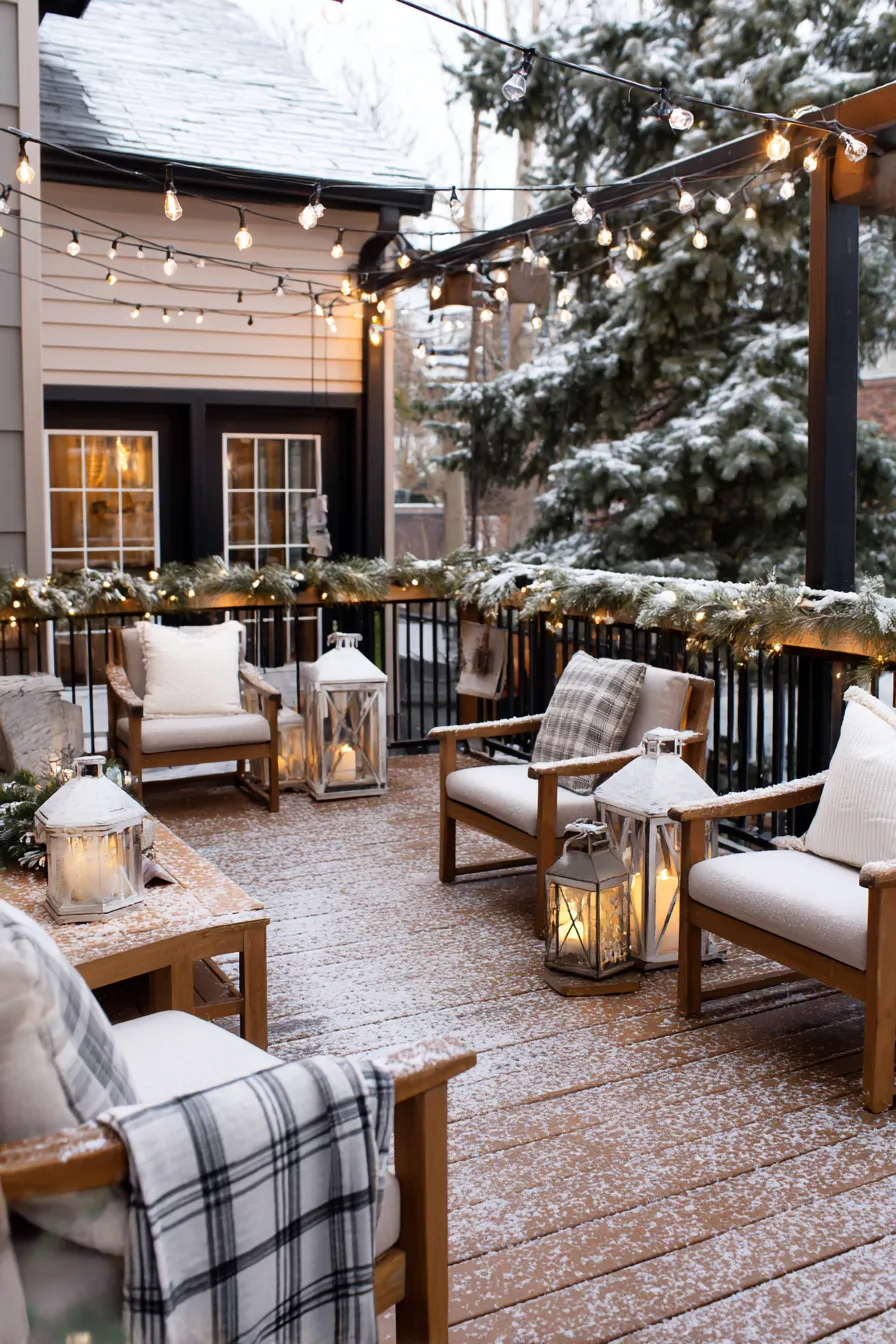 Magical Winter Deck Decorating Ideas With Cozy Touches (15)_result