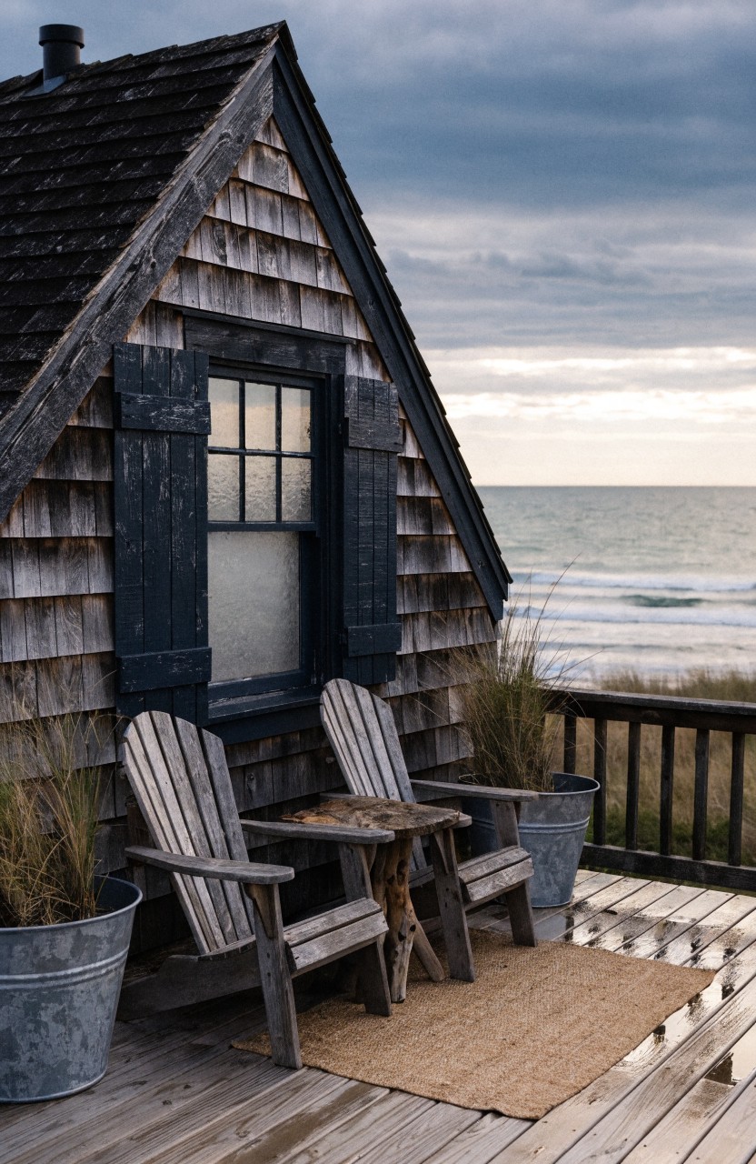 Balcony Lounge with Adirondack Chairs