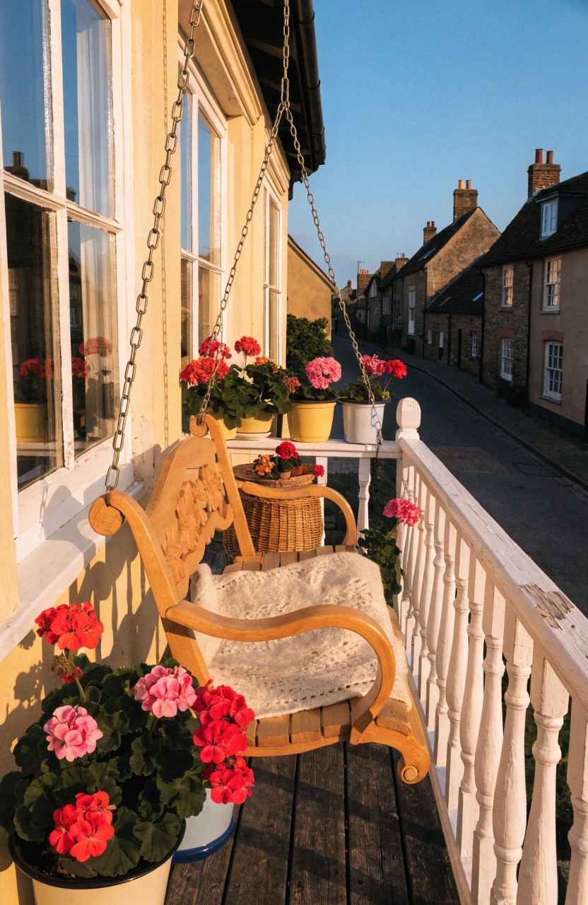 Hanging Swing on the Balcony