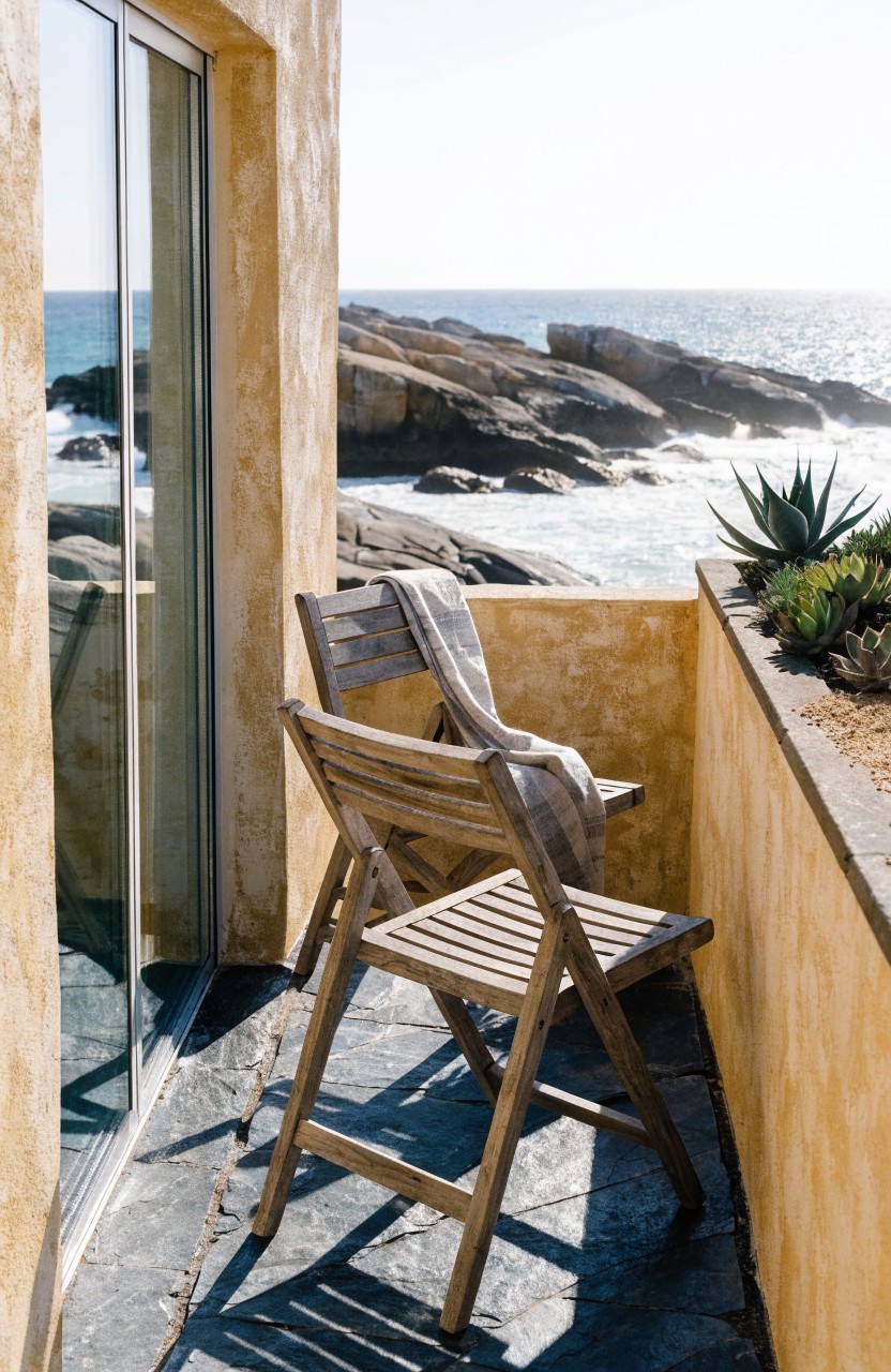 Simple Balcony Chair Setup