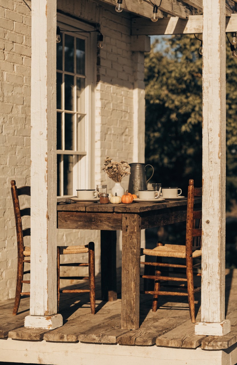 Lighting a Porch with Fairy Lights