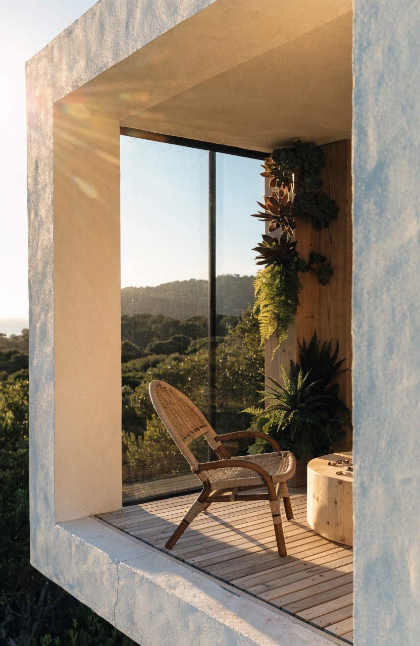 Recessed Balcony Nook