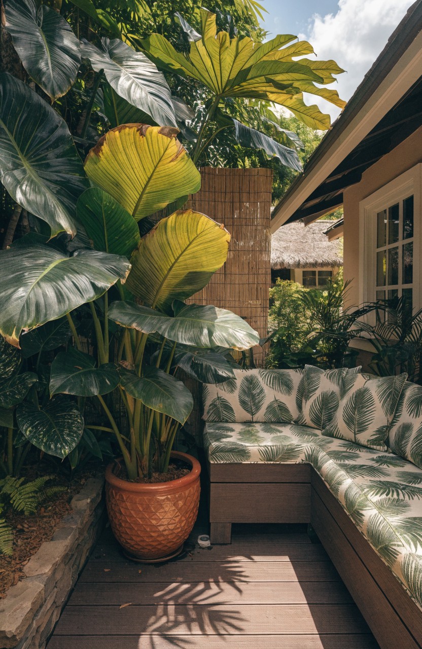 Large Potted Plants for Small Balconies