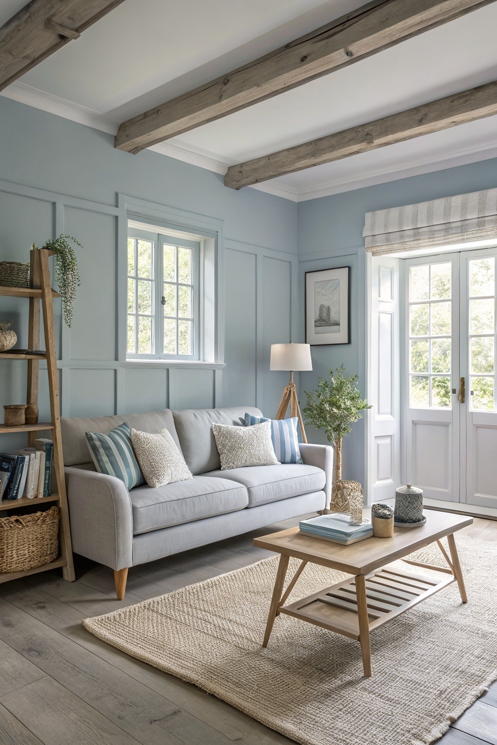 Soft Blue Walls