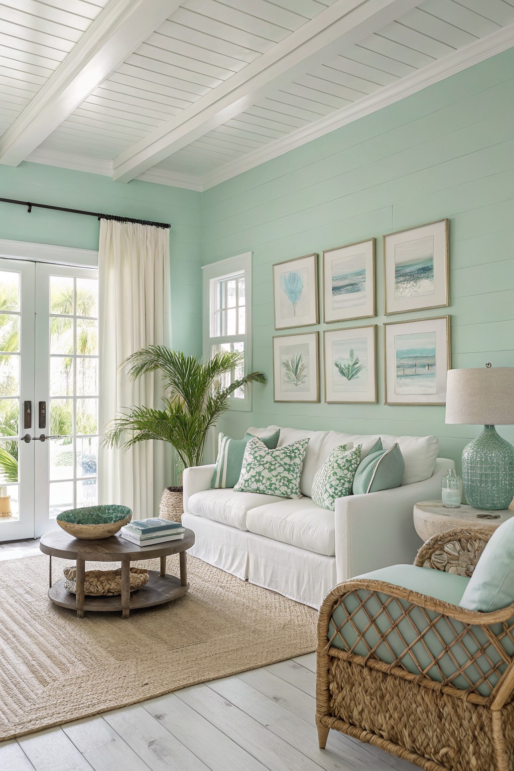 Soft Mint Green Walls