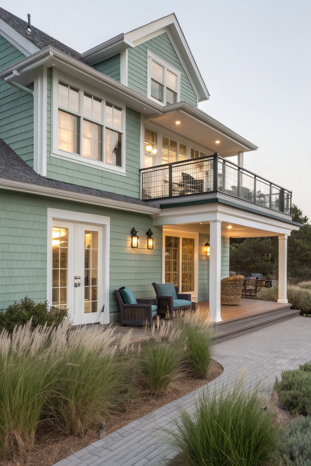 Soft Sage Green Siding