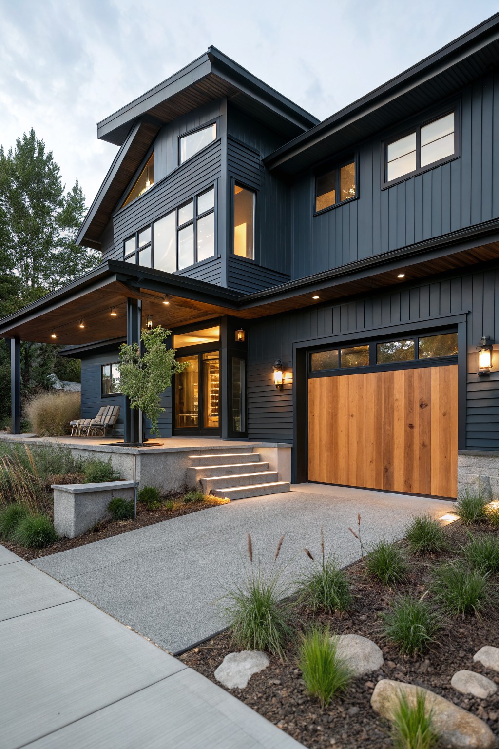 Deep Navy Siding