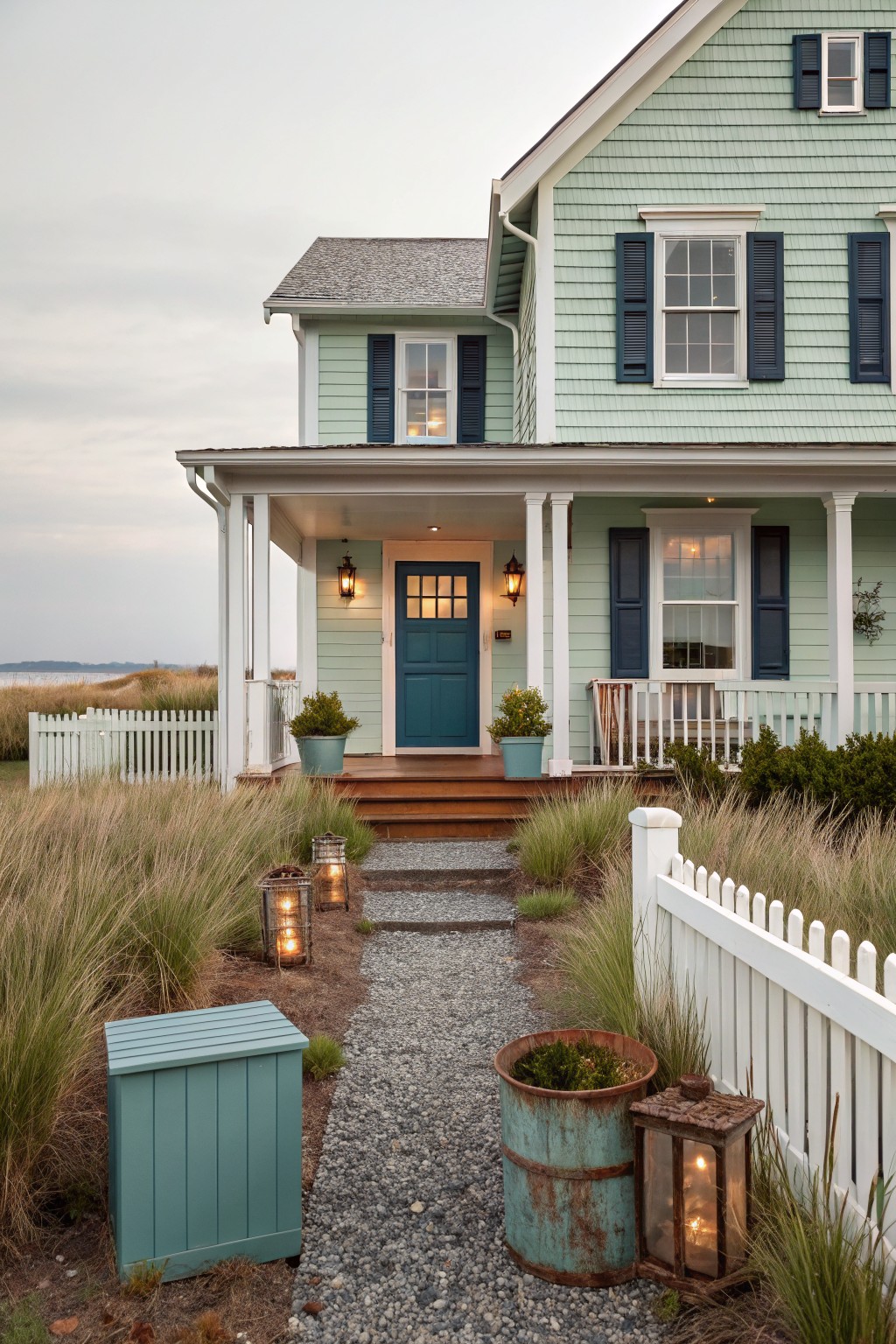 Soft Sage Green Siding